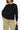 Heart Design Black Oversized Womens Knitted Jumper