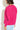 Heart Design Fuchsia Oversized Womens Knitted Jumper