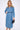 Long Sleeve Denim Maxi Shirt Dress with PU Belt