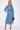 Long Sleeve Denim Maxi Shirt Dress with PU Belt