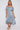 Blue Floral Patch Print Bardot Midi Dress