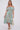 Green Floral Patch Print Bardot Midi Dress