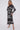 Black Tie Dye Print Maxi Shirt Dress