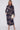 Navy Tie Dye Print Maxi Shirt Dress